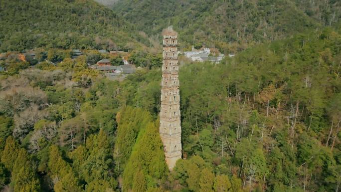 台州国清寺千年隋塔 古塔