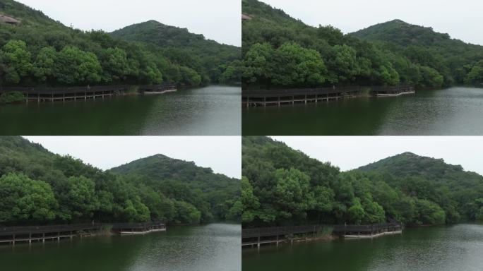 苏州灵岩山白马涧夏天水库