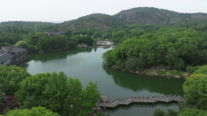 苏州灵岩山白马涧夏天水库