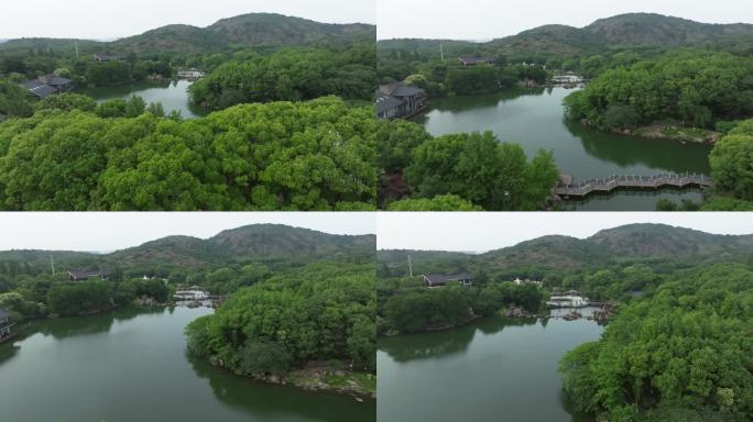 苏州灵岩山白马涧夏天水库