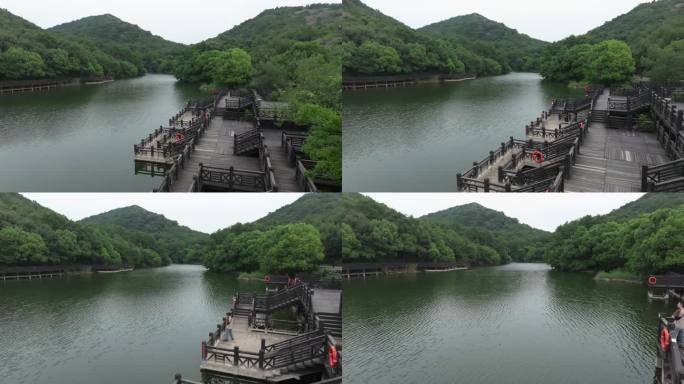 苏州灵岩山白马涧夏天水库