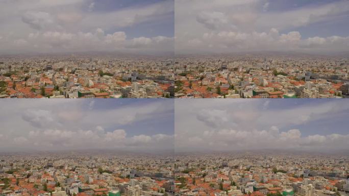 城市俯视图。利马索尔。塞浦路斯。