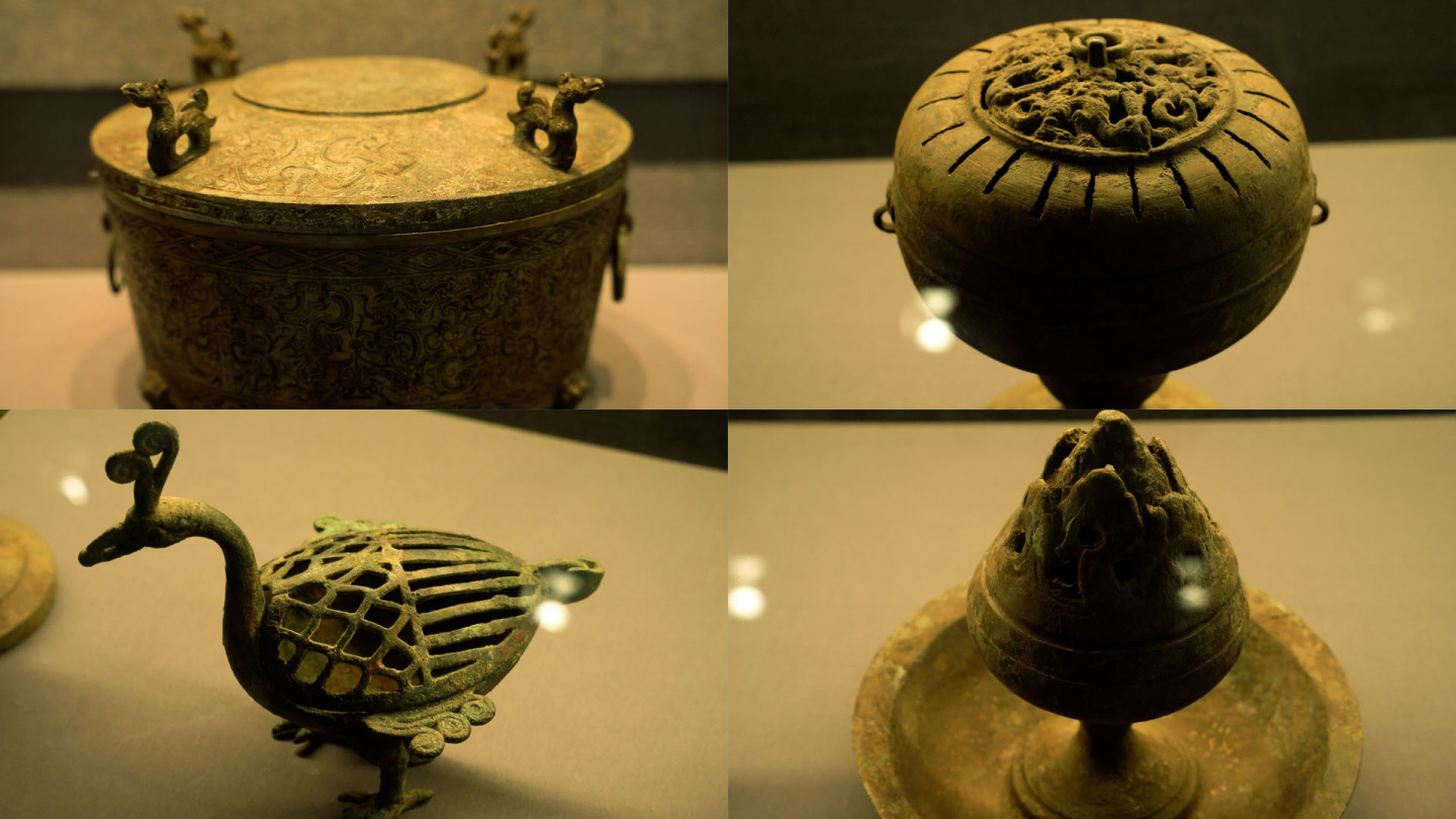 4K荆州博物馆古代文物青铜器