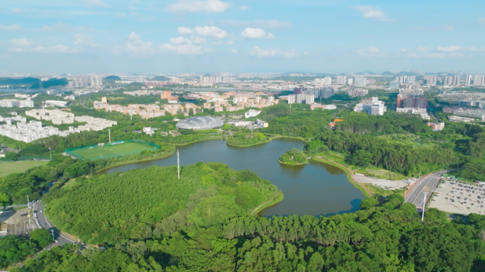 广州大学城航拍