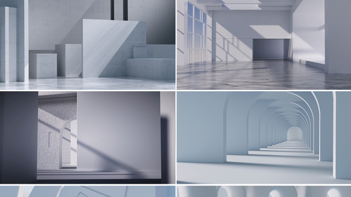 创意光影空间变化 建筑光影