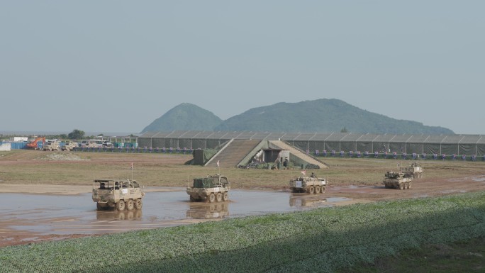 珠海航展陆地猫4k素材