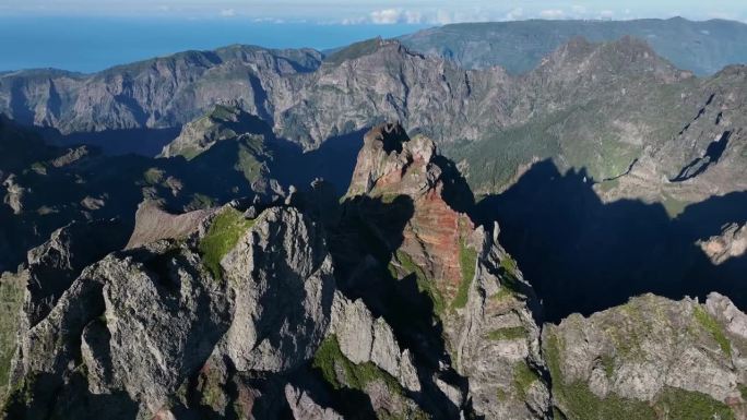 从空中俯瞰高山路线