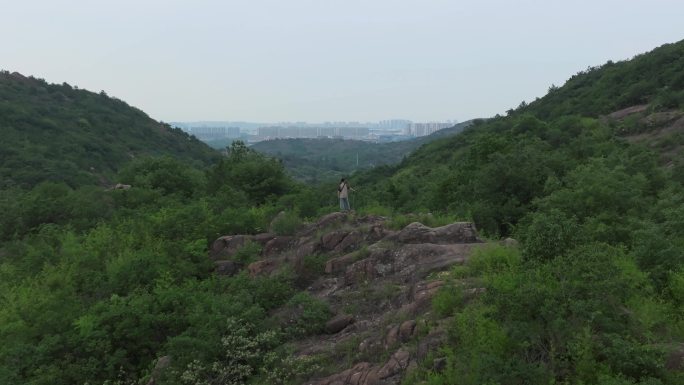 苏州灵岩山白马涧夏天