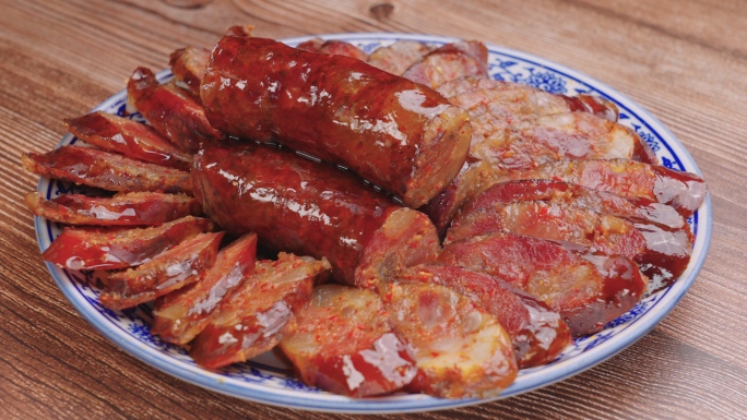 【原创】腊肉农村腊肉香肠麻辣香肠年货年味