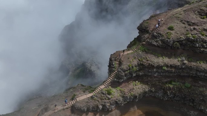 从空中俯瞰高山路线