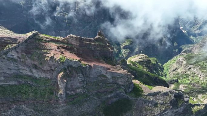 从空中俯瞰高山路线