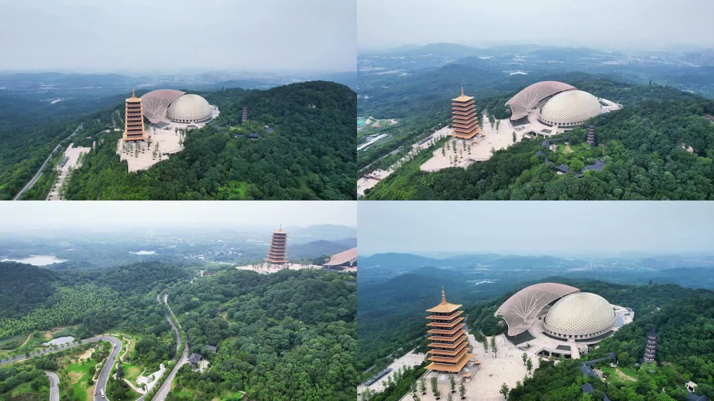 江苏南京牛首山景区航拍