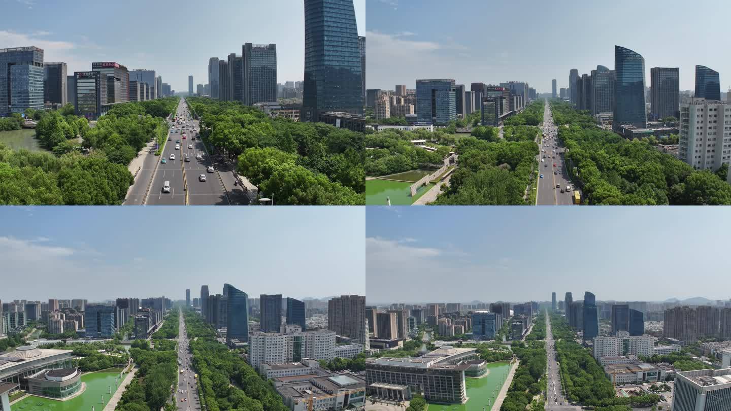 绍兴柯桥金柯桥大道城市风景