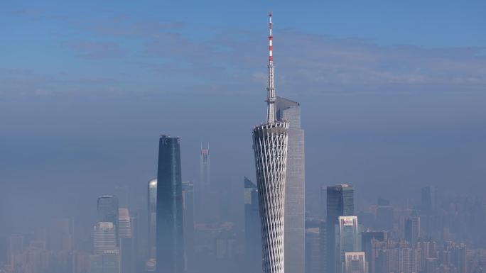 清晨广州