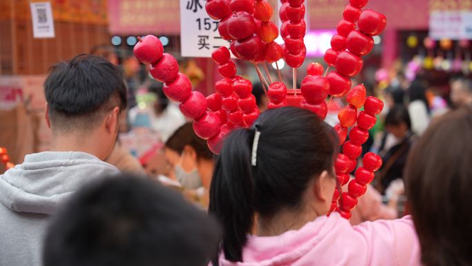 龙年花市春联买年货