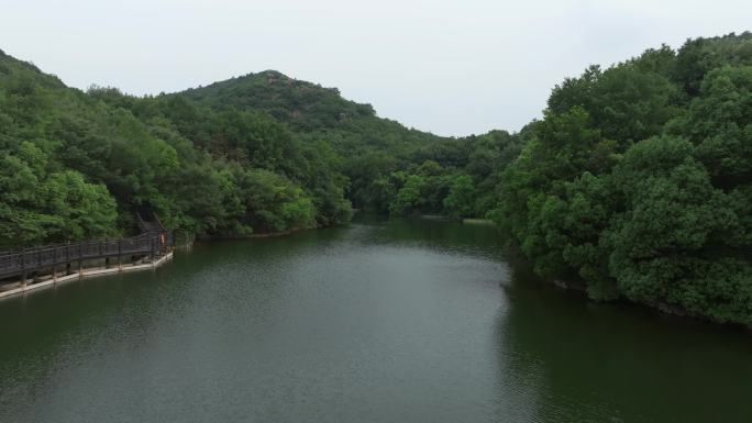 苏州灵岩山白马涧夏天水库