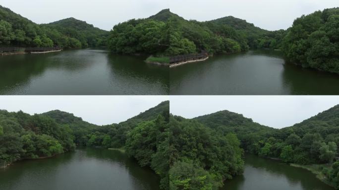 苏州灵岩山白马涧夏天水库