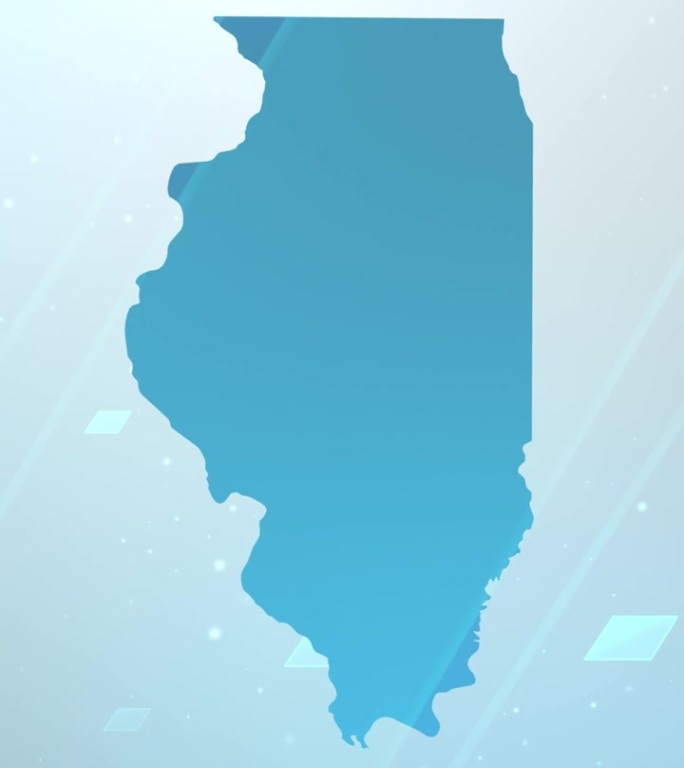 伊利诺伊州(美国)地图滑块背景