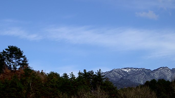 延时 秦岭 雪