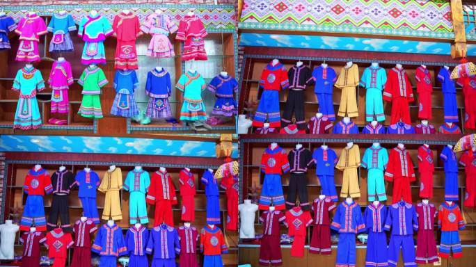 壮族服装民族装饰品 图案布料4