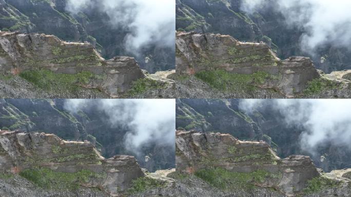 从空中俯瞰高山路线