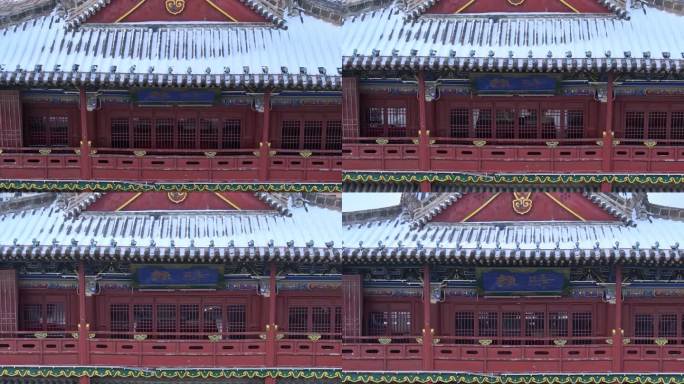 大同鼓楼古建筑航拍