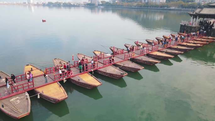 潮州广济桥 中国四大古桥之一 潮州风景区