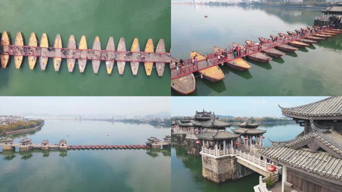 潮州广济桥 中国四大古桥之一 潮州风景区