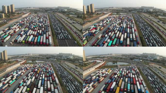 海口新海港港口航拍