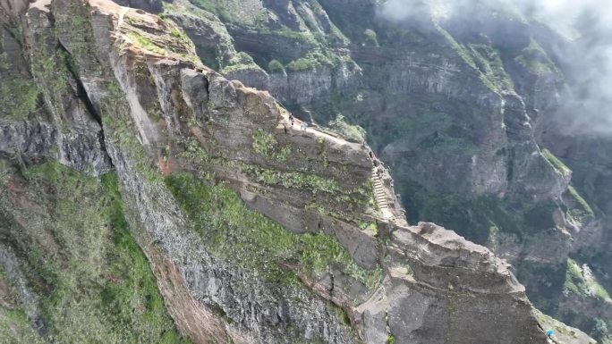 从空中俯瞰高山路线