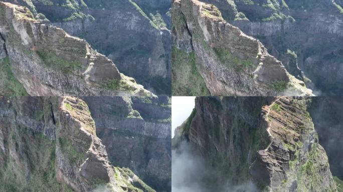 从空中俯瞰高山路线