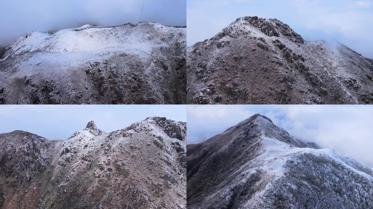 江西寻乌项山甑 梅州第二峰 项山甑雪景