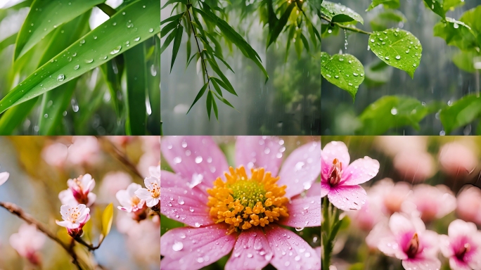 春天 春暖花开 万物复苏 春雨春分 露珠