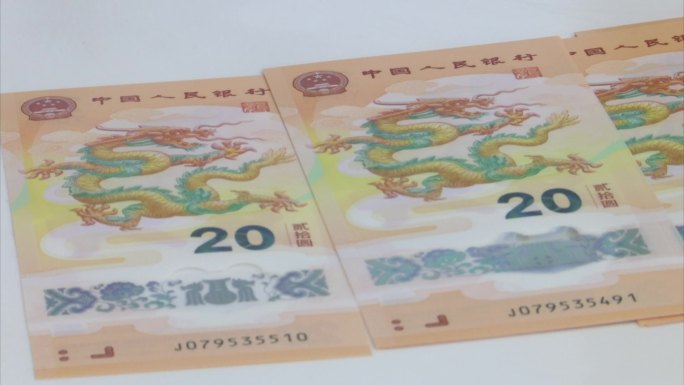 龙年纪念钞