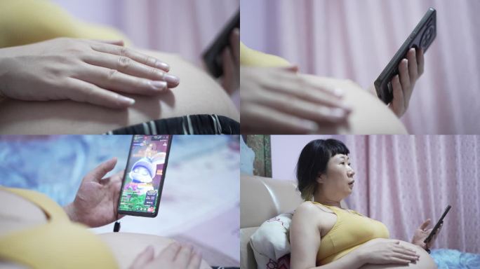 胎教孕妇胎教听音乐抚摸