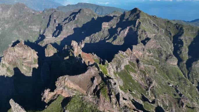 从空中俯瞰高山路线