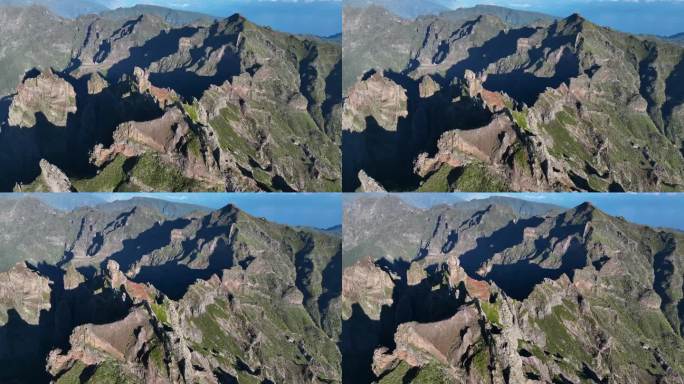 从空中俯瞰高山路线