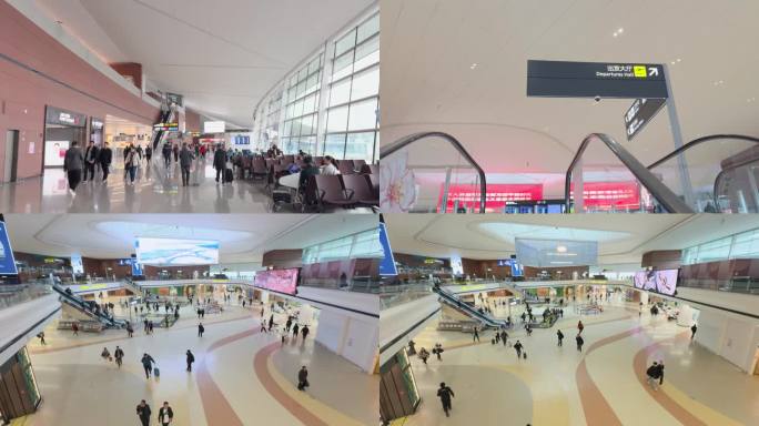 【原创4K】天府机场T2航站楼空镜