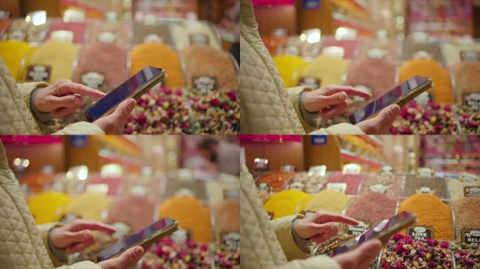SLO MO香料集市小夜曲:通过手和智能手机魔术揭开烹饪宝藏#GrandBazaarDiscover