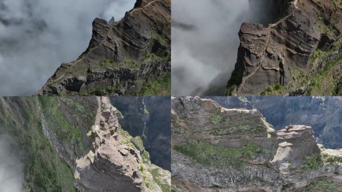 从空中俯瞰高山路线