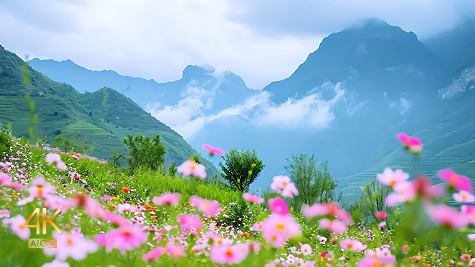 大气壮丽风景合集 山水云雾森林河流花海