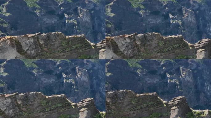 从空中俯瞰高山路线