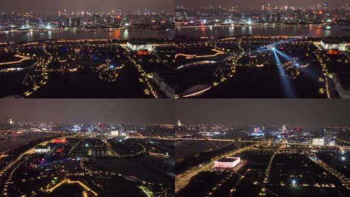 上海世博公园夜景