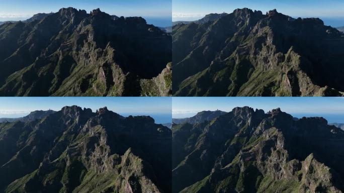 从空中俯瞰高山路线