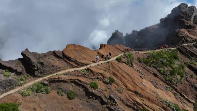 从空中俯瞰高山路线