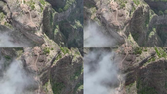 从空中俯瞰高山路线