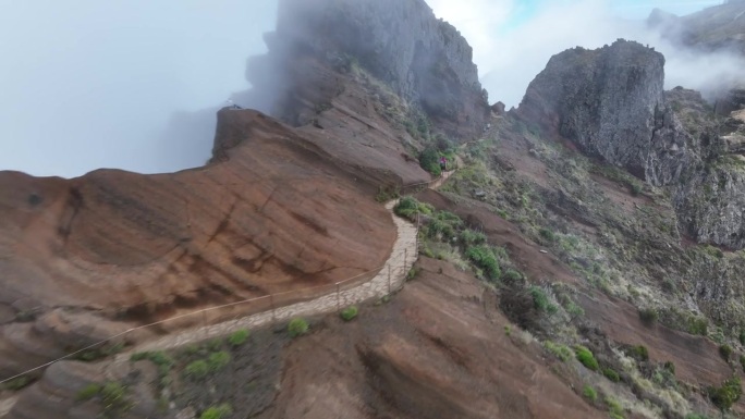 从空中俯瞰高山路线