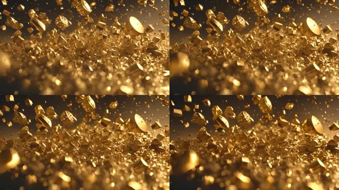 金色粒子金子