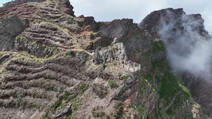 从空中俯瞰高山路线