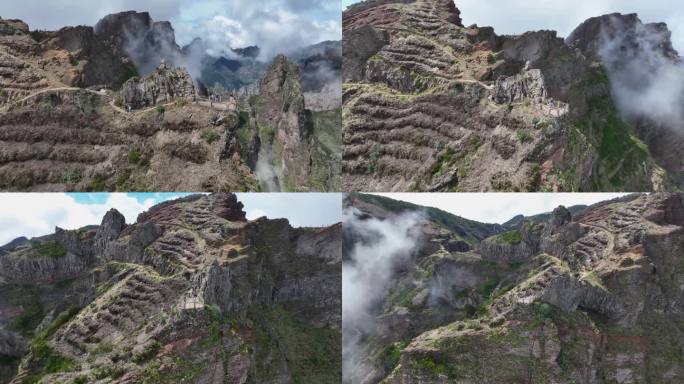 从空中俯瞰高山路线